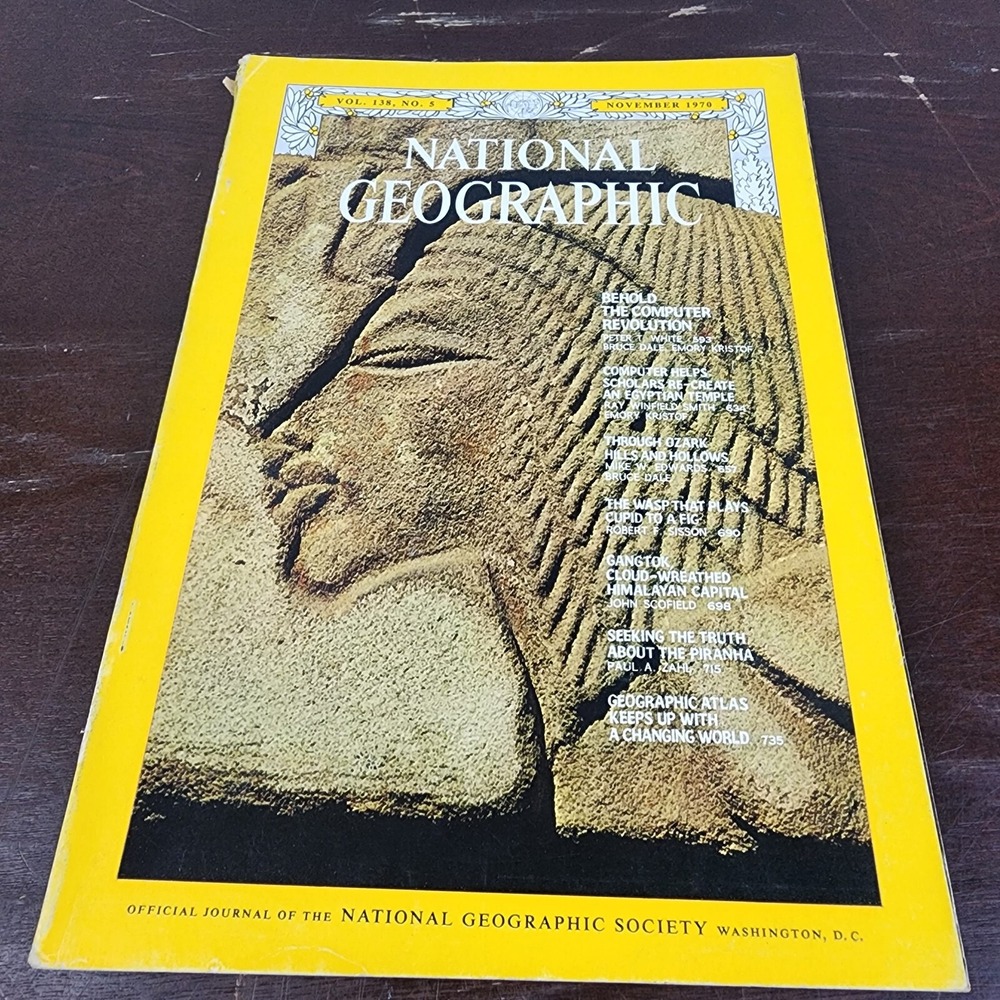 National Geographic Magazine November 1970 No Insert